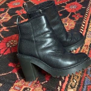 Dr. Marten “Magdalena” shearling Chelsea Boot